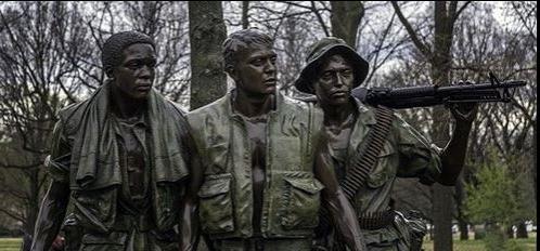 The Vietnam Memorial in Washington, DC