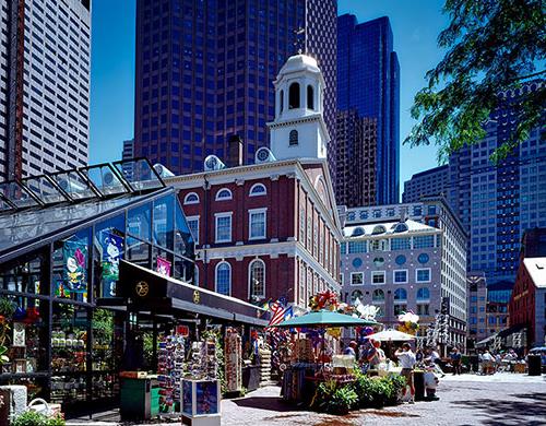 Boston's Fanuiel Hall - cradle of liberty