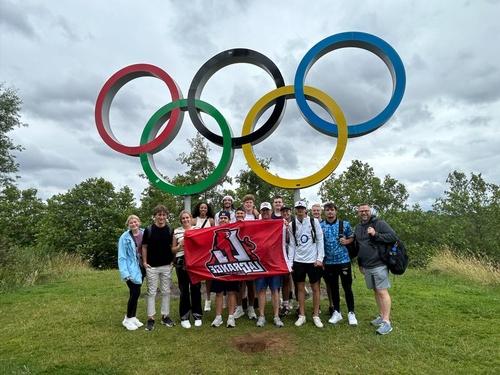 Students visit Olympic Park in London