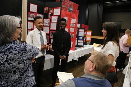 National History Day student presentation